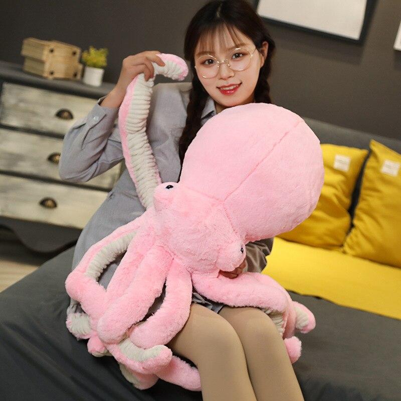 Colorful Squid Plush Toy