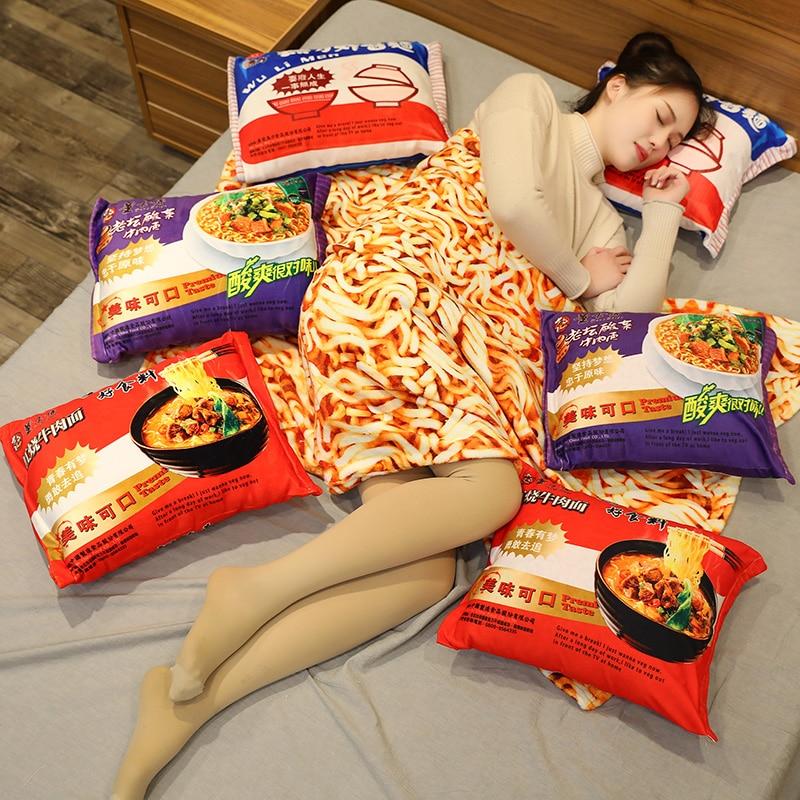 Soft Instant Noodle Buddy Pillow