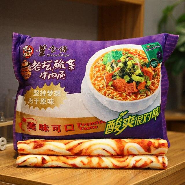 Soft Instant Noodle Buddy Pillow