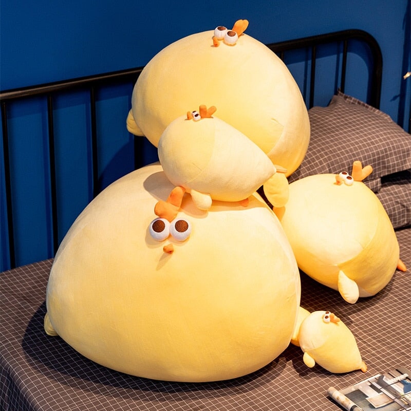 Cute Big Yellow Chicken Stuffed Toy