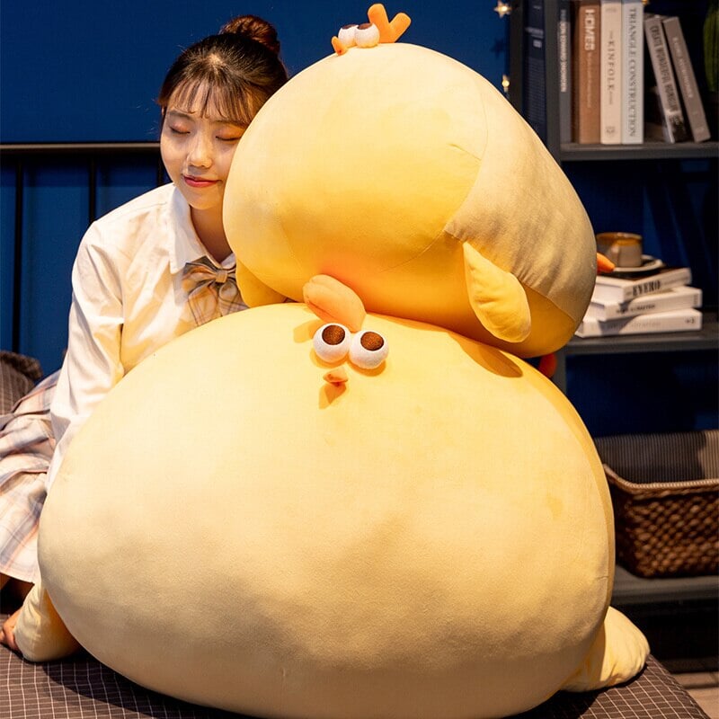 Cute Big Yellow Chicken Stuffed Toy