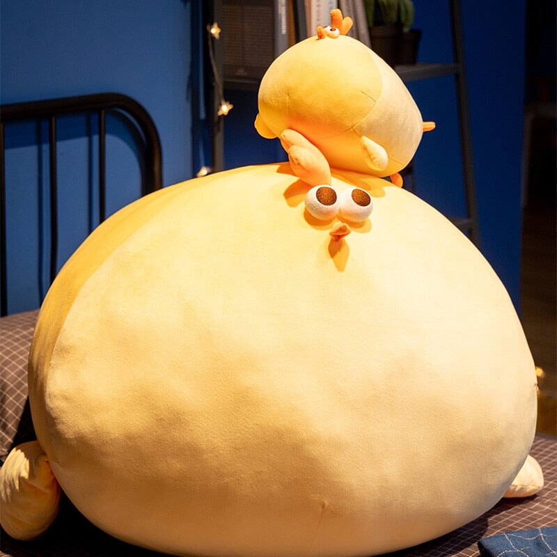 Cute Big Yellow Chicken Stuffed Toy - Fesara