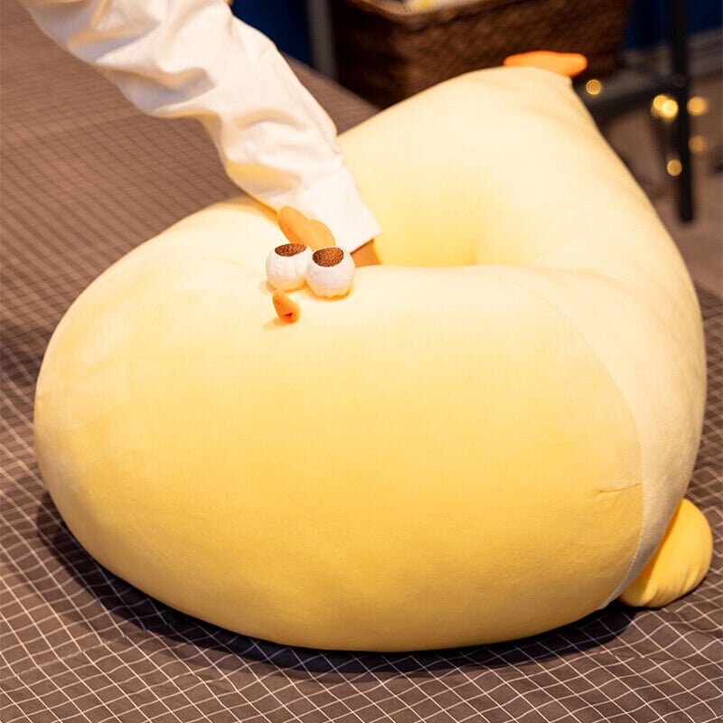 Cute Big Yellow Chicken Stuffed Toy