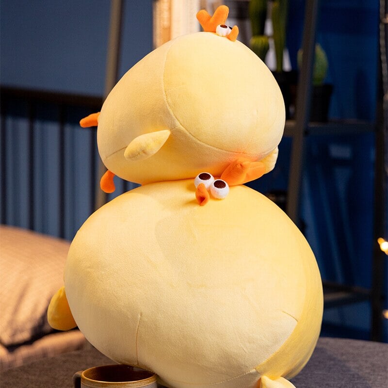 Cute Big Yellow Chicken Stuffed Toy