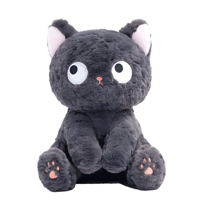 Adorable Black Kitten Soft Plush Toy