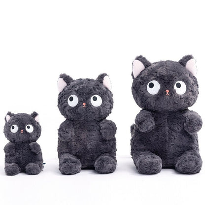 Adorable Black Kitten Soft Plush Toy