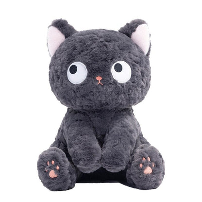 Adorable Black Kitten Soft Plush Toy
