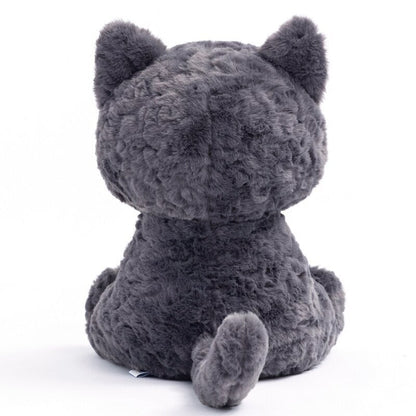 Adorable Black Kitten Soft Plush Toy - Fesara