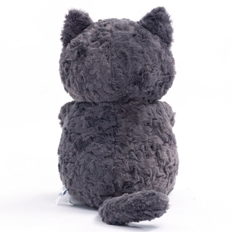 Adorable Black Kitten Soft Plush Toy