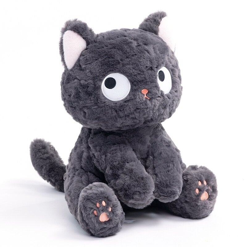 Adorable Black Kitten Soft Plush Toy