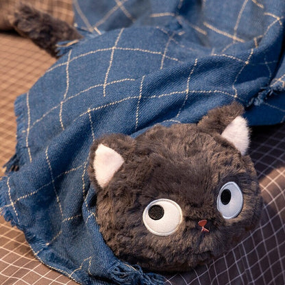 Adorable Black Kitten Soft Plush Toy