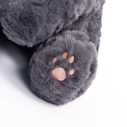 Adorable Black Kitten Soft Plush Toy