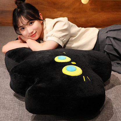 Cute Black Kitten Soft Plush Pillow