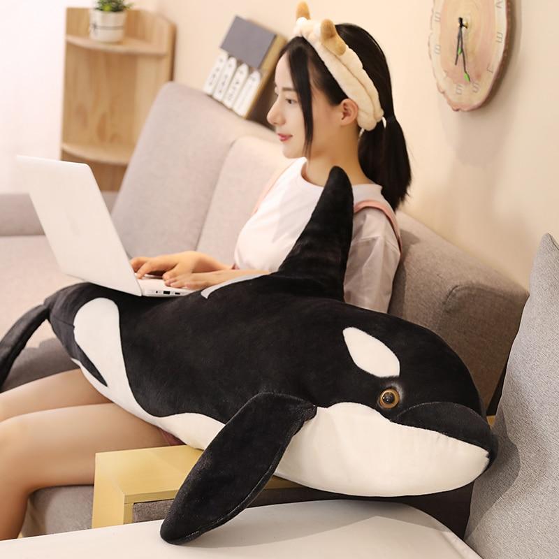 Cuddly Orca Whale Soft Toy