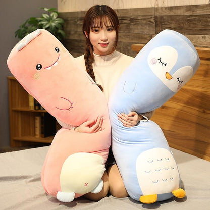 Cute Plush Animal Pillow Set