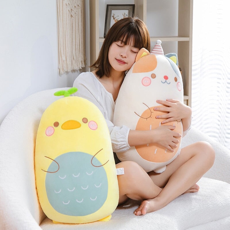 Cute Cartoon Pancake Soft Toys Set