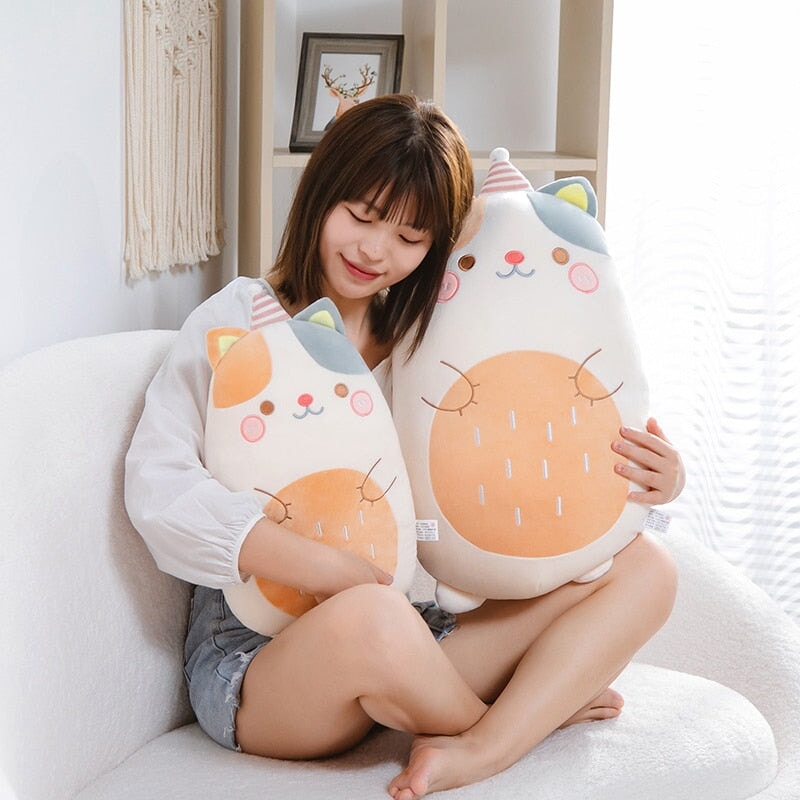 Cute Cartoon Pancake Soft Toys Set
