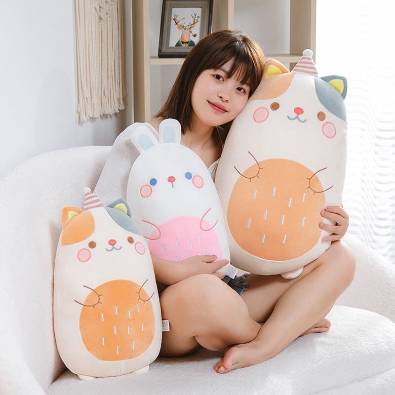 Cute Cartoon Pancake Soft Toys Set - Fesara