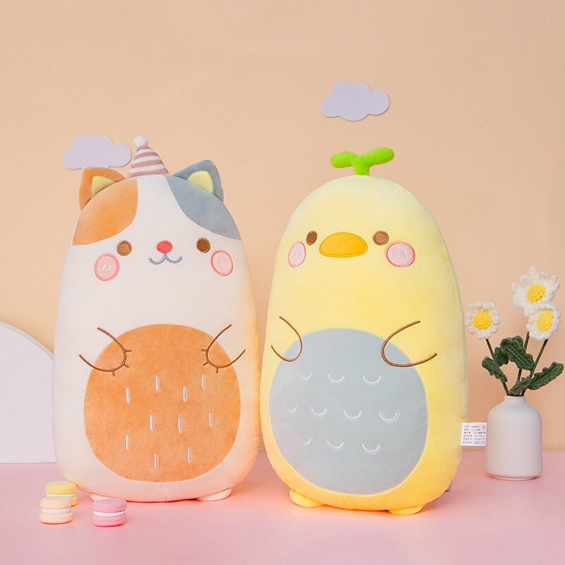 Cute Cartoon Pancake Soft Toys Set
