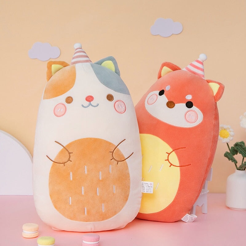 Cute Cartoon Pancake Soft Toys Set
