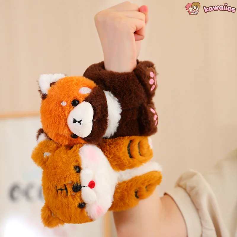 Cute Animal Wristband Plush Toy Set