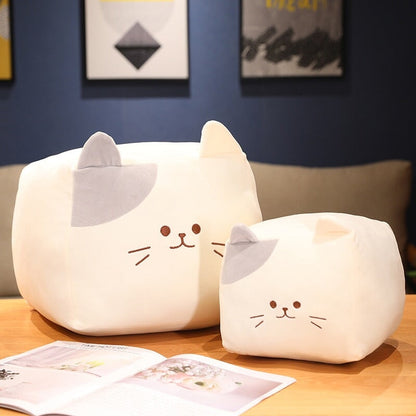 Cute Black White Kitten Soft Plush Toys