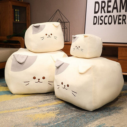 Cute Black White Kitten Soft Plush Toys