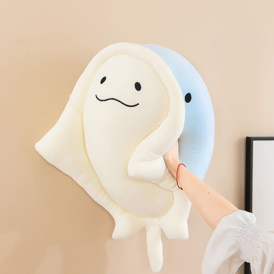 Cute Blue Manta Ray Stuffed Animals - Fesara