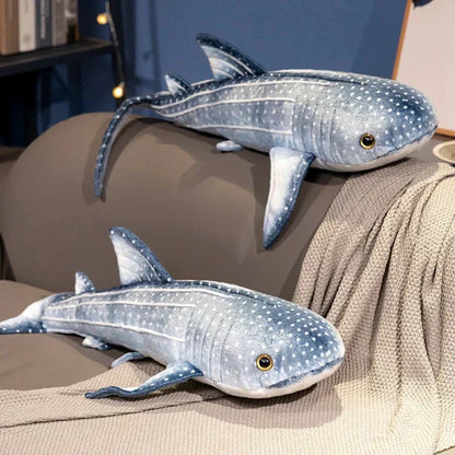 Cute Ocean Blue Plush Shark Toy