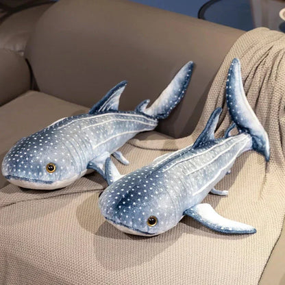 Cute Ocean Blue Plush Shark Toy