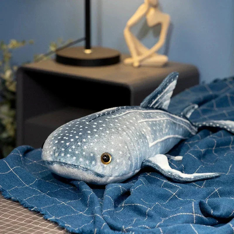 Cute Ocean Blue Plush Shark Toy