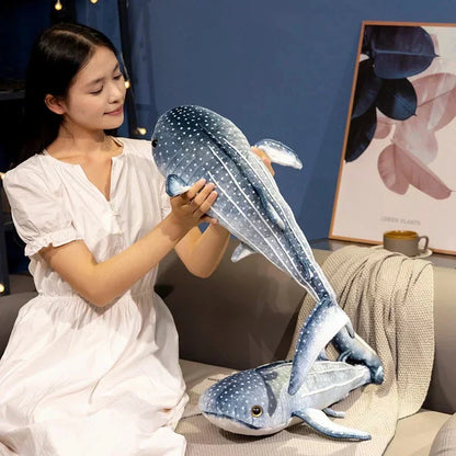 Cute Ocean Blue Plush Shark Toy