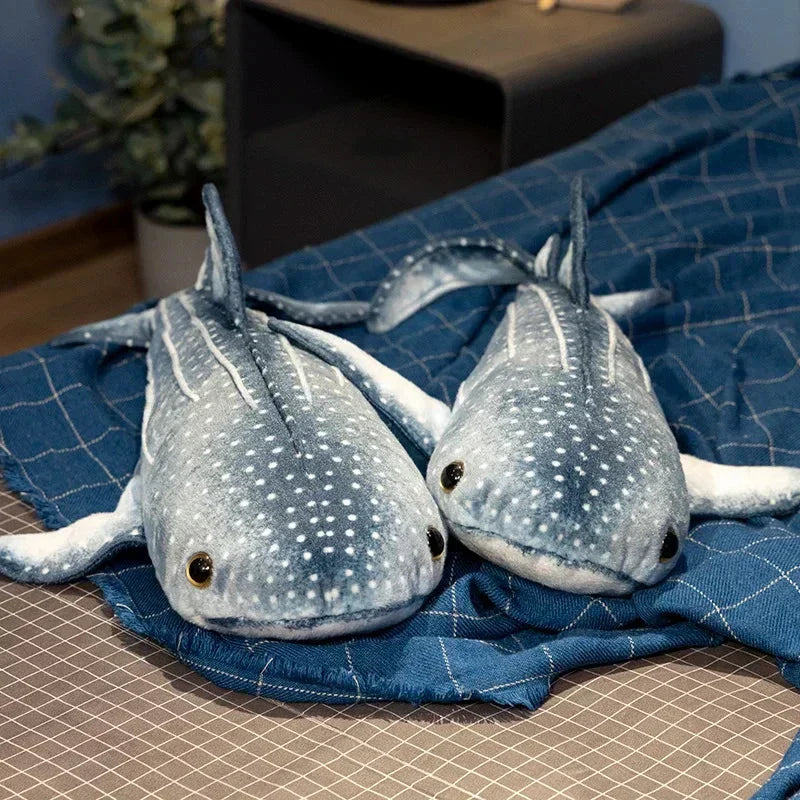 Cute Ocean Blue Plush Shark Toy