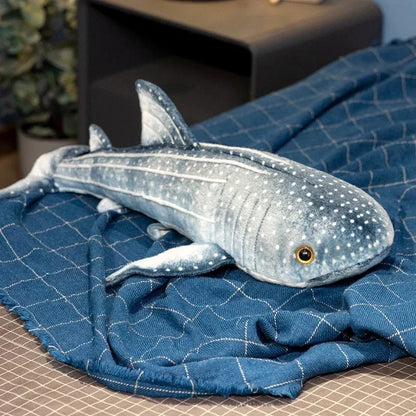 Cute Ocean Blue Plush Shark Toy