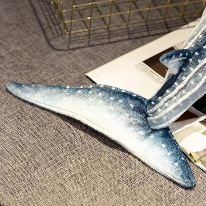 Cute Ocean Blue Plush Shark Toy