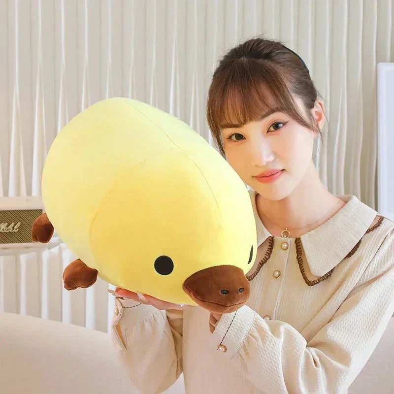 Cute Brown Yellow Duck Billed Plush Toy