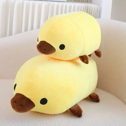 Cute Brown Yellow Duck Billed Plush Toy