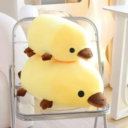 Cute Brown Yellow Duck Billed Plush Toy