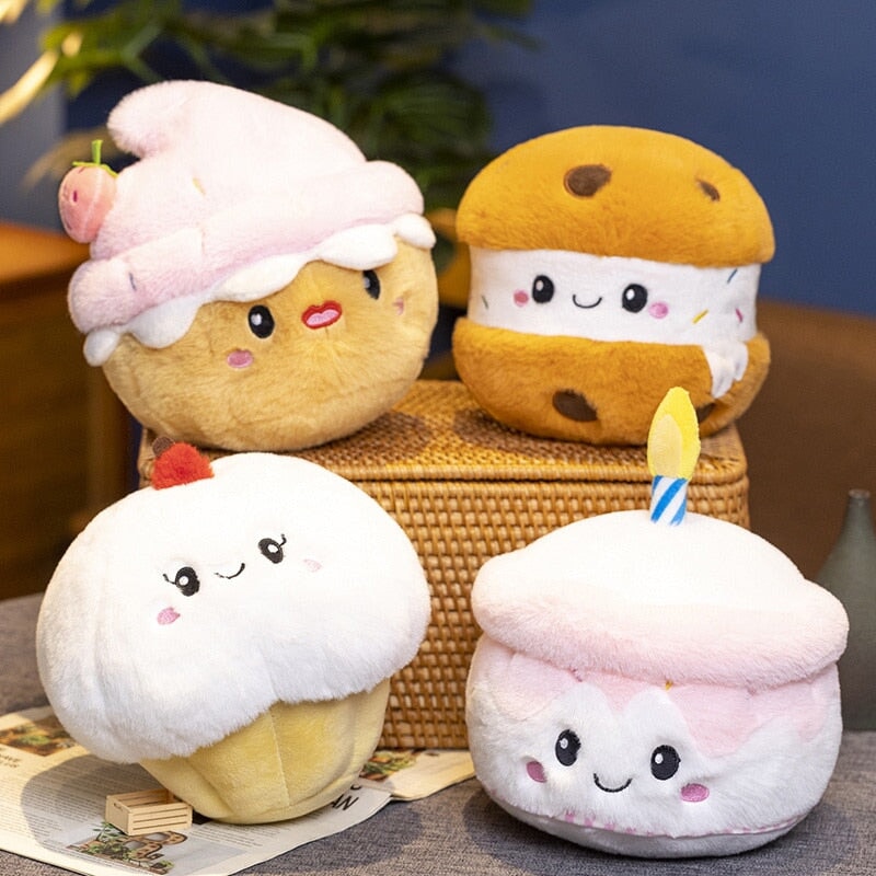 Cute Strawberry Muffin Soft Plush Toy