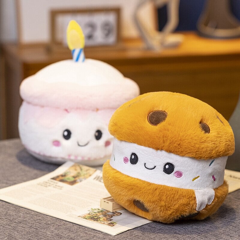 Cute Strawberry Muffin Soft Plush Toy