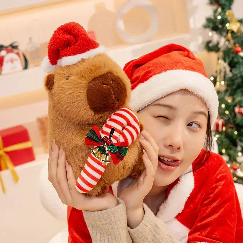 Adorable Christmas Capybara Soft Plush Toys