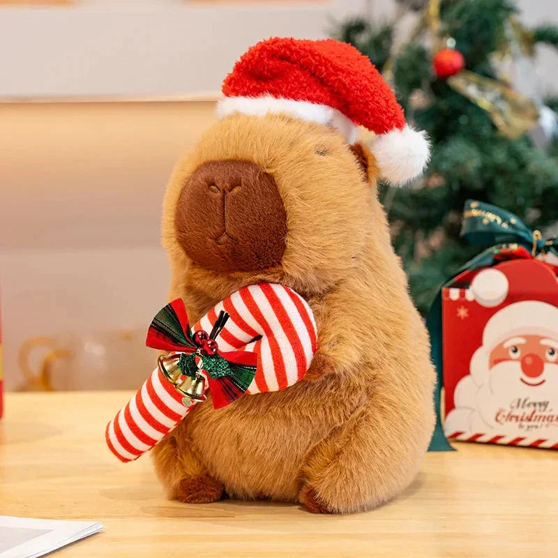 Adorable Christmas Capybara Soft Plush Toys - Fesara
