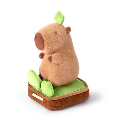 Cute Capybara Planter Soft Toy