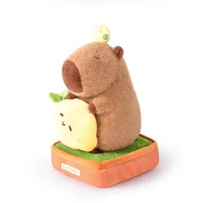 Cute Capybara Planter Soft Toy