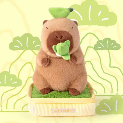 Cute Capybara Planter Soft Toy