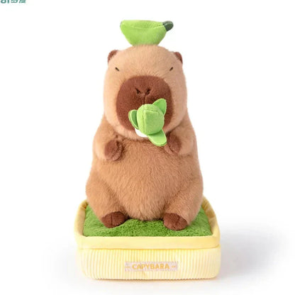 Cute Capybara Planter Soft Toy