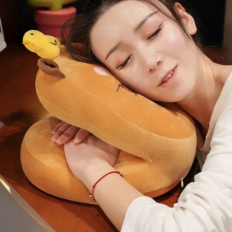Soft Cute Rodent Travel Neck Pillow