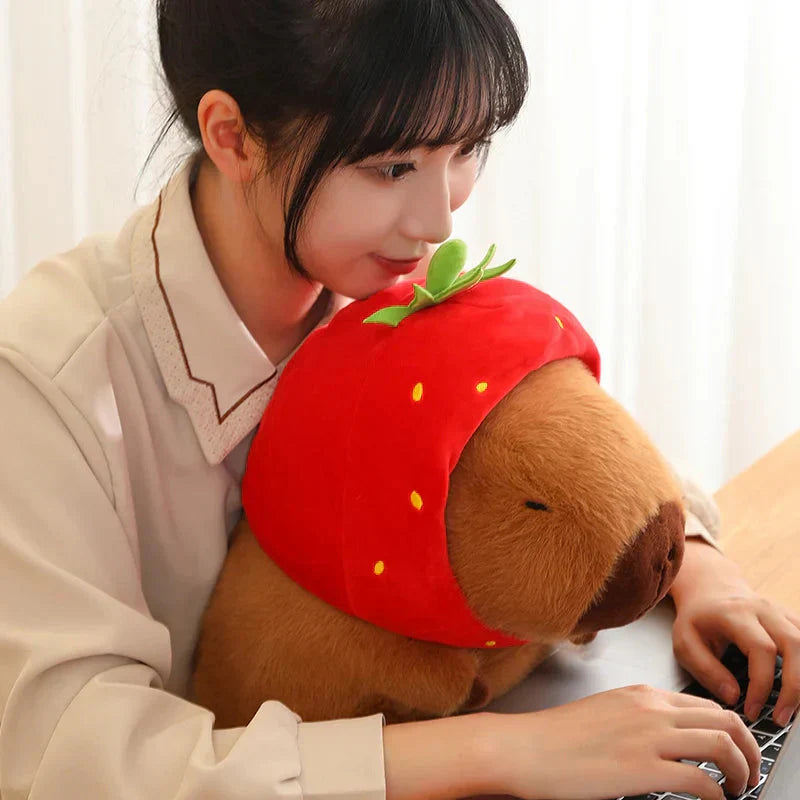 Cute Rodent with Fruit Soft Toy