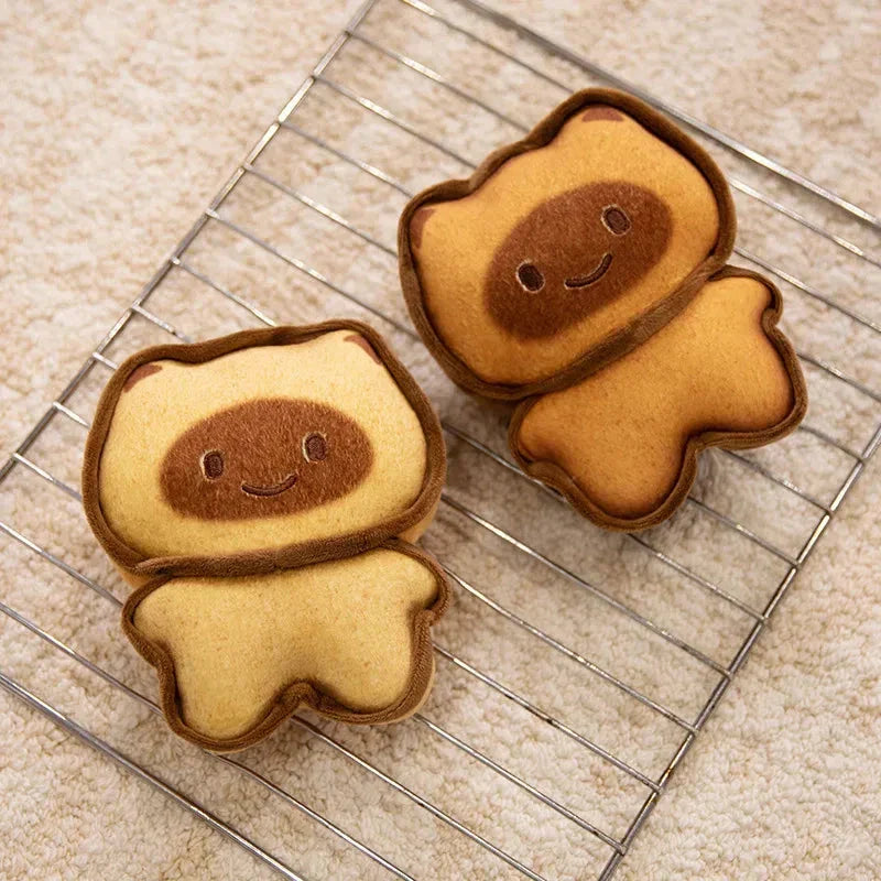 Cute Cat Shaped Soft Plush Cookies