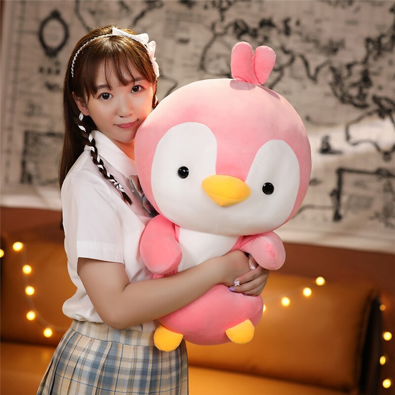 Cute Cartoon Penguin Plush Toy Set - Fesara
